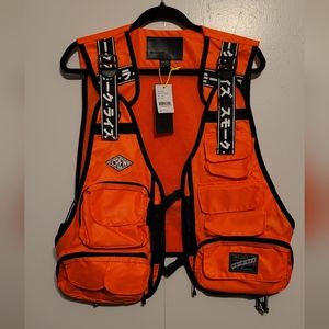 SMOKE RISE SAFETY ORANGE UTILITY VEST
